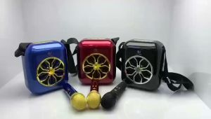 SU-YOSD YS-A20 nirkabel bluetooth speaker karaoke mikrofon outdoor portabel radio Built in baterai
