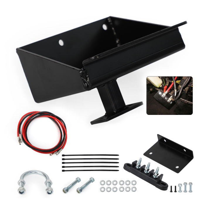 CNSPEED Motorcycle Battery Relocation Kit For Polaris 2014 2015 2016 2017 2018 2019 2020