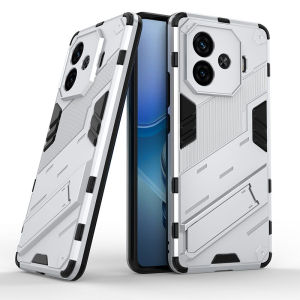 New Long-Stand iQOOZ9Turbo Phone Case Mens Edition Protective Stand Cover Anti-Fall Silicone Shell for iQOOZ9Turbo Mobile Phone