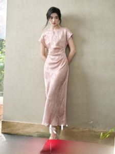 JK&JS | Elegant Chinese Style Silk Dress