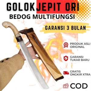 Golok Kebun Baja Per Asli | Pisau Pemotong Kayu Bambu > Pisau Golok Kebun Multifungsi