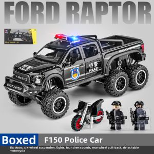 JUANNUO | Large Special Police Car Alloy Jeep Off-road Vehicle Toy