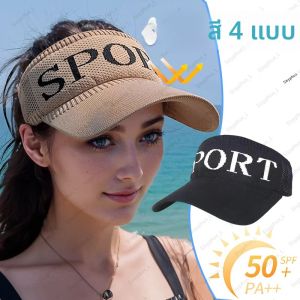 ฤดูร้อนที่ว่างเปล่าด้านบนกีฬาหมวกปีกป้องกันรังสียูวีถักหมวกระบายอากาศอาทิตย์กลางแจ้งหมวกแฟชั่นเกาหลีม่านบังแดด