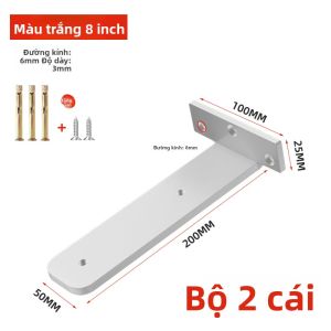 YANU | Ghế Kệ Treo Tường Hỗ Trợ Tam Giác Không Dây