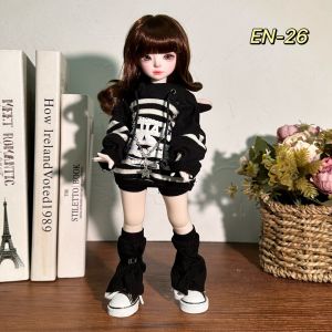 Fashion Casual Suit 30cm BJD Doll Clothes for Girls Dress Up Accessories Gift 1/6 Scale Doll Outfit