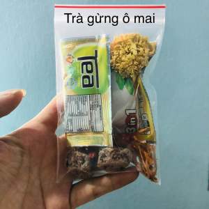 Trà gừng đường đen ( gừng đường đen cam quế gừng đường đen hoa nhài gừng đường đen hoa cúc..)