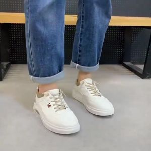Keeping 39-44 Marco White Grey - Sepatu Sneakers Casual KSC114
