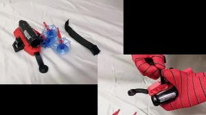 Mumystation Avenger Super Hero Transmitter Glove Toy Web Shooter Mainan Sarung Tangan Spiderman