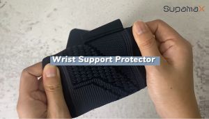 Supamax Superior High Quality Elastic Knitted Wrist Protector Knee Guard Wrist Braces for Exercise Cycling Strength Training Hiking Gym Accessories Fitness Accessories Basikal Skateboard Squat Roller Blade Treadmill Running Badminton Basketball