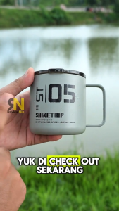 SHINETRIP Mug Gelas Camping Tactical Cup Stainless Steel 350 ml 05 Series Gelas Oudoor Plus Tutup