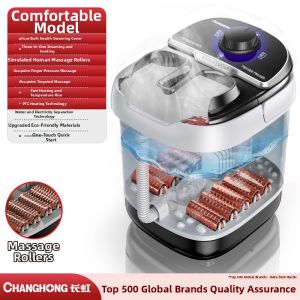 Changhong | Changhong Automatic Electric Heated Foot Bath Tub Home Health Care Massager Deep Foot Soaking Basin with LCD Remote Control