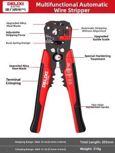 DELIXI Electric | Multifunctional Stripping Pliers Electrician Industrial Grade