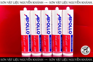 Keo Silicone Apollo A300 300ml | Keo Dán Kính Trám Khe Chống Nước | Dùng Nhôm Kính Nhà Tắm Ngoài Trời