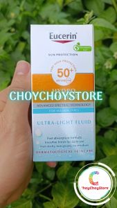 Kem chống nắng Eucerin Hydro Protect Ultra Light Fluid 50mL SPF50+ cho da nhạy cảm