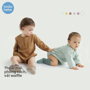 KAOLANBIBI | Bodysuit Dài Tay Cho Bé Họa Tiết Caro