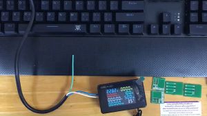 pcbfun Đồng Hồ Đo Điện Áp Và Dòng Điện Kỹ Thuật Số KWS-AC301 AC 50-300V 0-100A Màn Hình LCD Màn Hình Màu Vôn Kế Ampe Kế