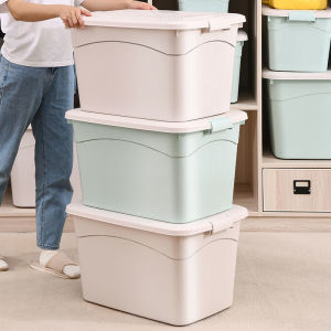 Extra Large PP Storage Box with Wheels for Car Clothes Organization Box Toy Book Quilt Storage Container Economic Style PVC Finish