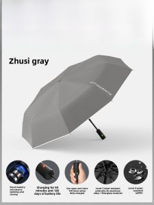 RIQUANSHI | Intelligent Electric Automatic Umbrella Folding Solar Umbrella All-Weather Smart Business Gift One-Touch Open Close