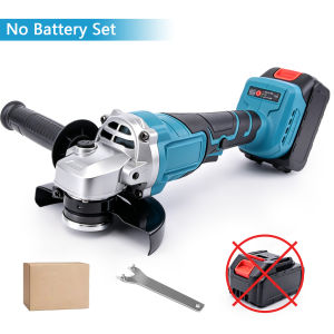 2026 New Brushless Angle Grinder 125mm Cutting Polishing Metal Stone with Battery Control Panel For Makita 18V-21V Battery Pin