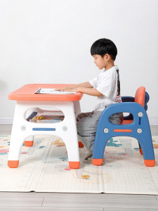 Beige | Learning and Play Kids Study Table Set