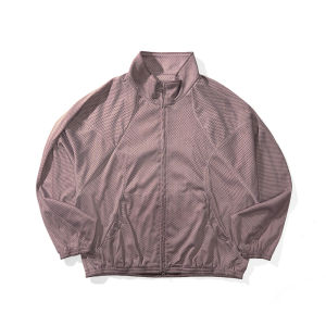 Monterest | Áo Khoác Thể Thao MESH Phong Cách Retro Màu Nặng Form Rộng