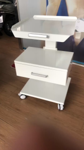 Xe đẩy nha khoa 3 tầng có học ngăn kéo