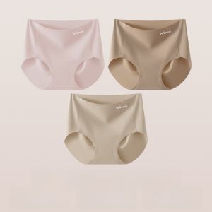 MiiOW | กางเกงชั้นในสตรีทรงสามเหลี่ยมแบบบางไร้ตะเข็บ MiiOW Ice Silk Yoga Fitness กางเกงชั้นในสตรีแบบสวมสบาย