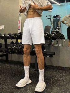 OUMULONG | Summer Quick Drying Lightweight Breathable Fitness Short Pants Mid-Thigh