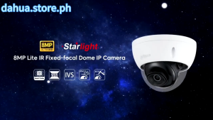 Dahua IP Camera 5MP With Audio Intelligent Monitoring Motion Detection IK10 Protection Dome Network Camera POE Camera