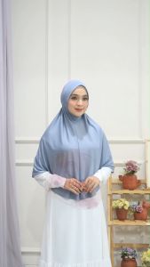 Jilbab Bergo Maryam Instan Tali Belakang Lonceng Jumbo Dewasa Murah Bahan Jersey Premium Non Pet