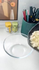 RakanKu Malaysia Tempered Glass Mixing Bowl Salad Bowl Borosilicate Lead-Free Glassware Dinnerware Noodles Soup Bowl Tableware Bakeware Food Storage Dining Mangkuk Kaca Besar 玻璃碗