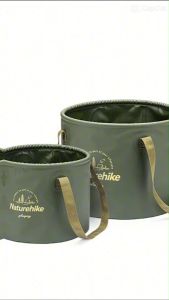 ์Naturehike Foldable Outdoor Travel Camping Round Water Bucket ถังน้ำพับได้ขนาด 10L/20L ส่งจากกทม.