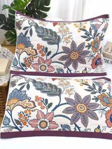 Thickened Cotton Pillowcase Pair Autumn Style Double-Sided Anti-Slip Single Person Cover Star Qing Bedding Accessories