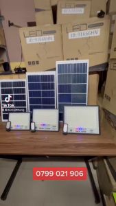 Đèn Năng Lượng Mặt Trời Đèn Led Chống Lóa Cao Cấp 2025 100W200W300w 500W Khung Nhôm Bảo hành 2 năm