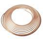 16PCS Tube Nuts Car Roll Tube Coil of 3/16" OD 25FT 7.62m Copper Nickel Brake Pipe Hose Line Piping Tube Tubing Anti-rust With