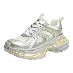 Reddragonfly | Elevating Thick Sole Casual Shoes Silver