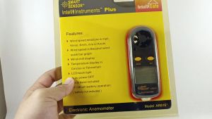 Anemometer Alat Pengukur Kecepatan Angin Suhu Digital Thermometer Smart Sensor AR816