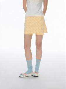 JNXS | Cool Feel Star Print Knitted Dress-pants