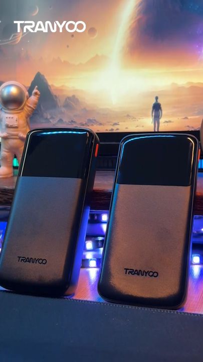 TRANYOO D08 10000mAh slim Power Bank fast charging Original branded powerbank mini pocket power bank Quick charge 2.0 lightweight powerbank portable