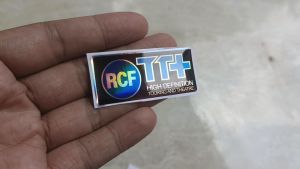Logo RCF TT+ Emblem Timbul