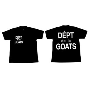 The Goats Dept - Dept De La Goats Tshirt Black White Original ( Limited Edition ) / tgd708 kaos hitam putih asli pria waniya gaya gallery original oversized boxy cut fashion pria wanita acme viral hits langka authentic aksesoriis baju pakaian kemeja terba