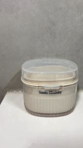 ⏰ขายราคาทุน! ⏰กล่องใส่ฟันปลอม กล่องจัดฟัน กล่องล้างจัดฟัน กล่องใส่รีเทนเนอร์จัดฟัน พกพา รักษาเครื่องมือจัดฟันให้สะอาด แช่ล้างฟันปลอม ลดการเจริญเติบโตของแบคทีเรีย