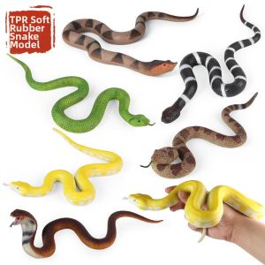 QAT | Scary Long Soft Rubber Snake Toy Model