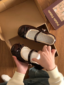 Japanese Style round Toe Mary Jane Shoes Womens Spring Summer New Fashion Soft Sister Knot Loafers Casual Fashion Sneakers