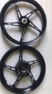 Mâm vành đúc 5 cây thắng đĩa chính hãng Yamaha Sirius Jupiter Exciter 2006 2010 lên zin theo xe không chế cháo