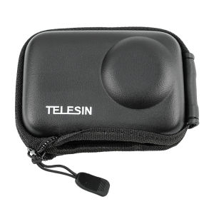 TELESIN Mini Storage Protective Bag for DJI OSMO Action 5 4 3 Accessories Half Open Quick Release Carrying Case Aciton Camera Accessories