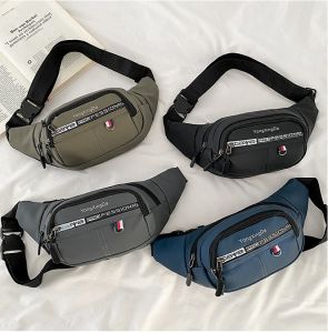 Aldawaar Beg Pinggang Bahu Senam Lelaki Wanita ( Stay Waterproof Exercise Pouch Waist Belt Jogging Phone Waist Chest Women Men Sling Bag ) 1P2