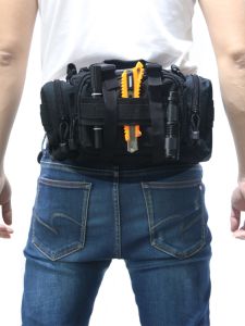 Outdoor Tactical Multifunctional Waist Bag Deyi Camp Mens Sport Cycling Crossbody Bag 20L-35L Capacity Military Fan Gear