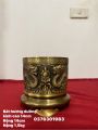 Bát hương bát cắm nhang bằng đồng kích thước 13,8cm. 