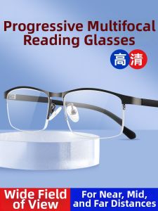 OURNOR | Anti-Blue Light Multi-Focal Reading Glasses Men